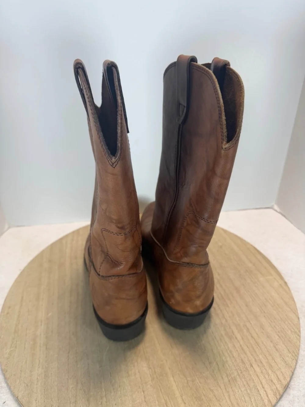 Georgia Boot G5755 Farm Ranch Comfort Core Leather Boots Men's 9.5M Brown